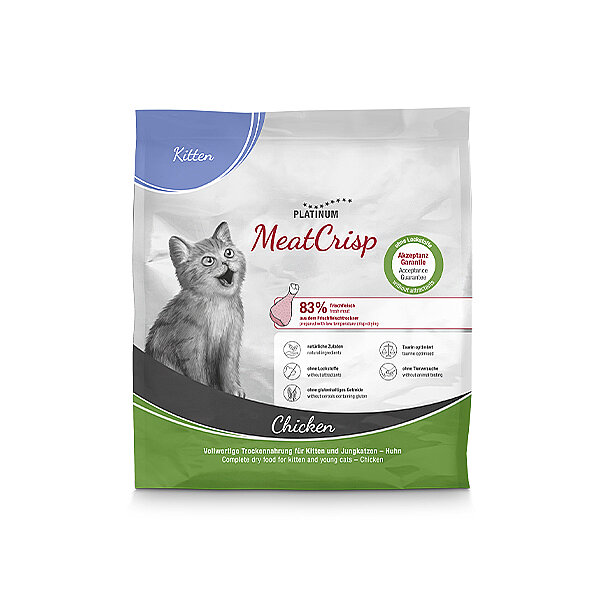 Platinum MeatCrisp Tavuklu Yavru Kedi Maması 400gr
