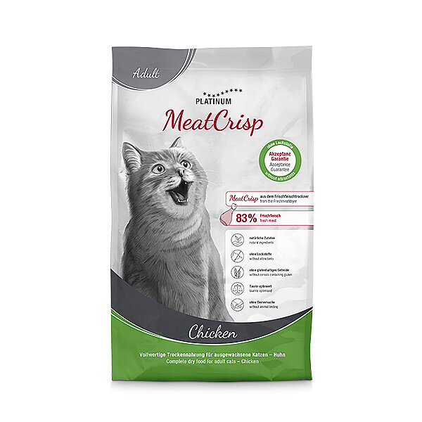Platinum MeatCrisp Tavuklu Yetişkin Kedi Maması 3kg
