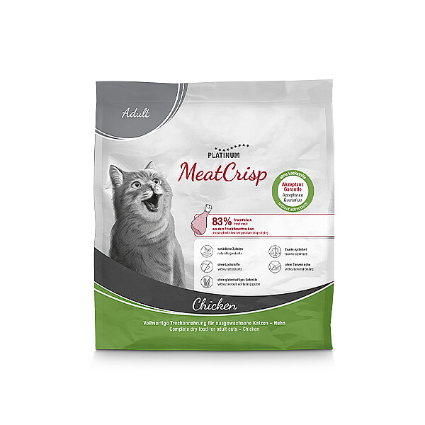 Platinum MeatCrisp Tavuklu Yetişkin Kedi Maması 400gr