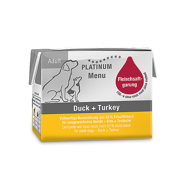 Platinum Ördekli ve Hindili Yaş Köpek Maması 90gr - 1