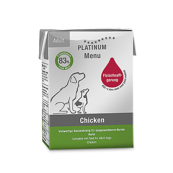 Platinum Tavuklu Yaş Köpek Maması 185gr - 1