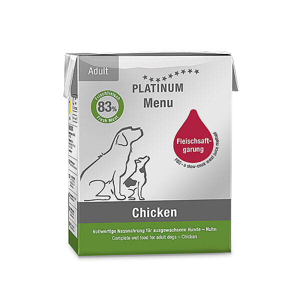 Platinum Tavuklu Yaş Köpek Maması 375gr - 1