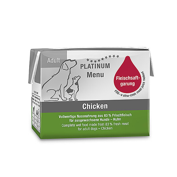Platinum Tavuklu Yetişkin Yaş Köpek Maması 90 g - 1