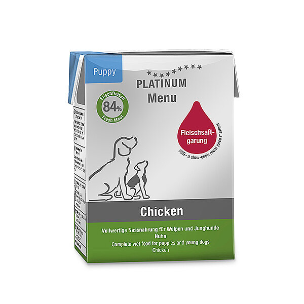 Platinum Tavuklu Yavru Yaş Köpek Maması 185gr - 1