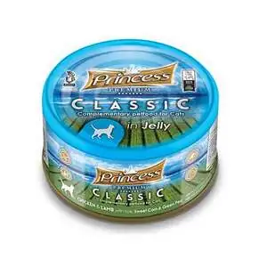 Princess Classic Tavuk Kuzu Mısır ve Bezelyeli Yetişkin Kedi Konservesi 170 gr