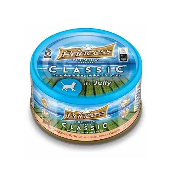 Princess Classic Istakoz Omlet Tavuk ve Ton Balıklı Yetişkin Kedi Konservesi 170 gr - 1
