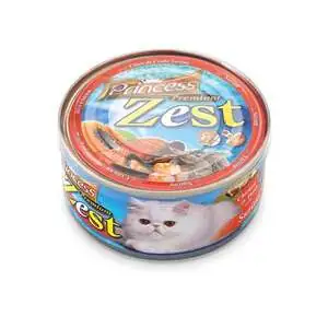 Princess Zest Tavuk Ton Balığı ve Surimili Yetişkin Kedi Konservesi 170 gr
