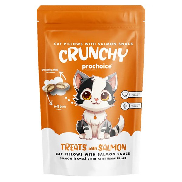 Pro Choice Crunchy Somonlu Kedi Ödül Maması 60gr - 1