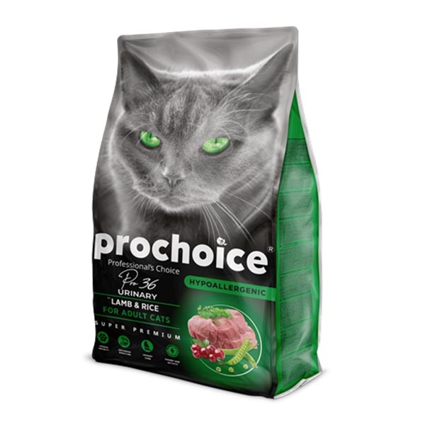 ProChoice Pro 36 Hipoalerjenik Kuzu Etli ve Pirinçli Düşük Tahıllı Yetişkin Kedi Maması 2 kg - 1