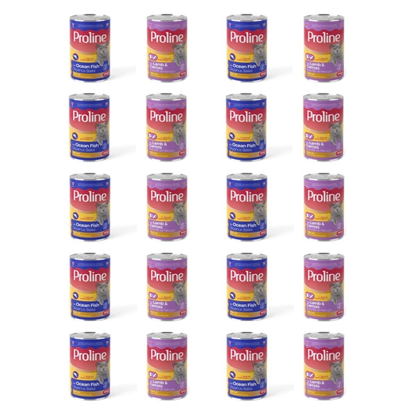 Pro Line Et Parçacıklı Kedi Maması Karışık 395 Gr x 24 Adet - 1