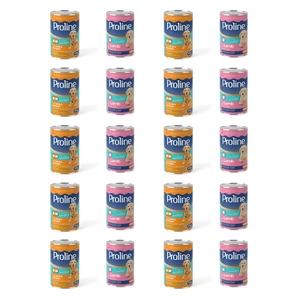 Pro Line Et Parçacıklı Köpek Maması Karışık 400 Gr x 24 Adet - 1