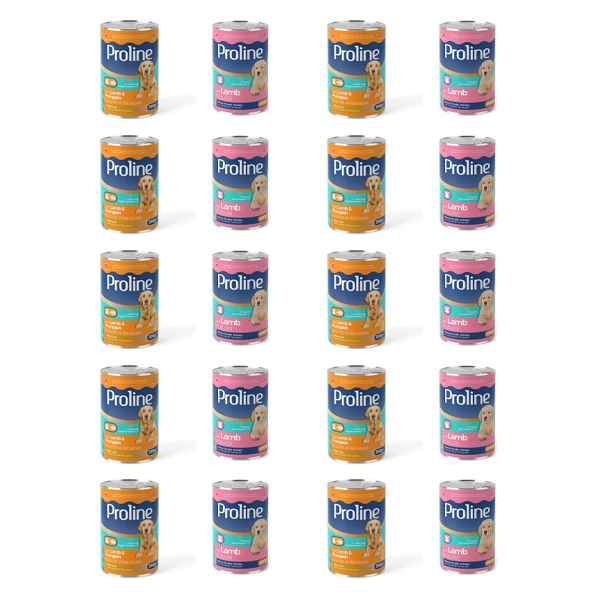 Pro Line Et Parçacıklı Köpek Maması Karışık 400 Gr x 24 Adet - 1