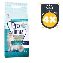Pro Line Marsilya Sabunlu İnce Taneli Kedi Kumu 5 LT * 4 Adet