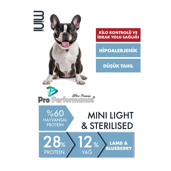 Pro Performance Kuzu Etli ve Yaban Mersinli Küçük Irk Kısırlaştırılmış Köpek Maması 7 Kg - 2