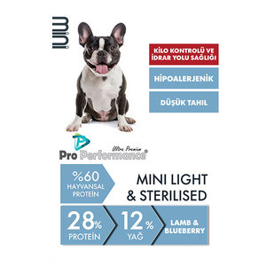 Pro Performance Kuzu Etli ve Yaban Mersinli Küçük Irk Kısırlaştırılmış Köpek Maması 7 Kg - 2