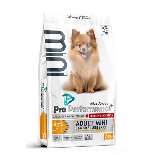 Pro Performance Kuzu Etli ve Yaban Mersinli Küçük Irk Köpek Maması 7 Kg - 1