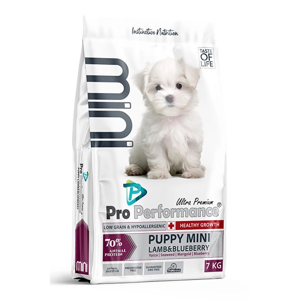 Pro Performance Kuzu Etli ve Yaban Mersinli Küçük Irk Yavru Köpek Maması 7 Kg - 1