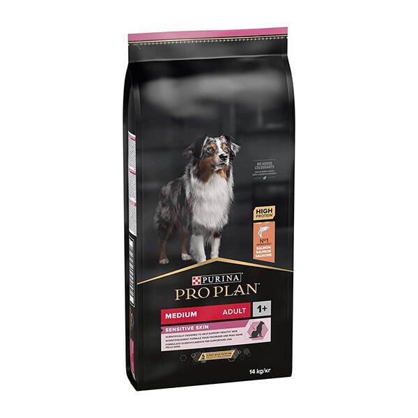 Pro Plan Sensitive Skin Somonlu Yetişkin Köpek Maması 14 kg - 1
