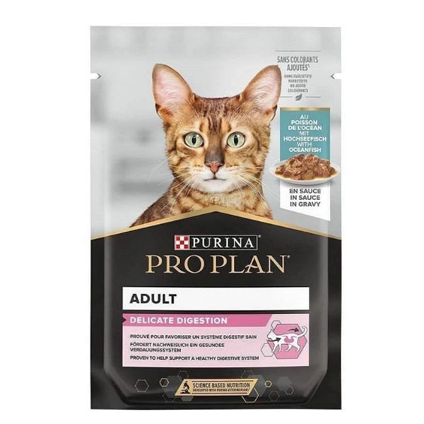 Pro Plan Delicate Okyanus Balıklı Kedi Pouch 85 Gr - 1