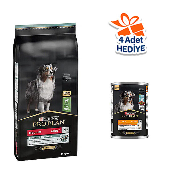 Pro Plan Sensitive Digestion Kuzu Etli Yetişkin Köpek Maması 14 kg - 2