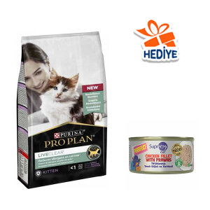 Pro Plan Live Clear Kitten Hindili Yavru Kedi Maması 1,4 kg
