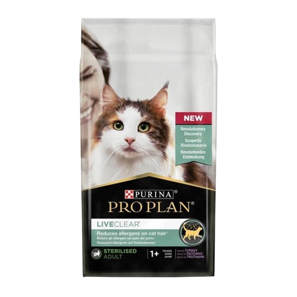 Pro Plan LiveClear Hindili Alerjen Azaltan Kısırlaştırılmış Kedi Maması 7 kg - 1