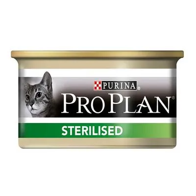 Pro Plan Sterilised Somonlu Kısırlaştırılmış Yetişkin Kedi Yaş Maması 85 gr - 1
