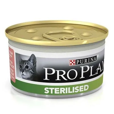 Pro Plan Sterilised Somonlu Kısırlaştırılmış Yetişkin Kedi Yaş Maması 85 gr - 3