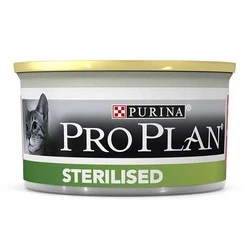 Pro Plan Sterilised Somonlu Kısırlaştırılmış Yetişkin Kedi Yaş Maması 85 gr - 4