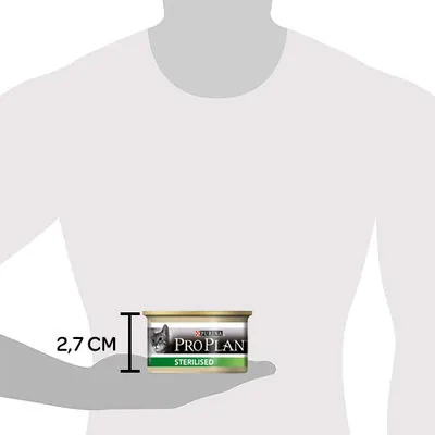 Pro Plan Sterilised Somonlu Kısırlaştırılmış Yetişkin Kedi Yaş Maması 85 gr - 5