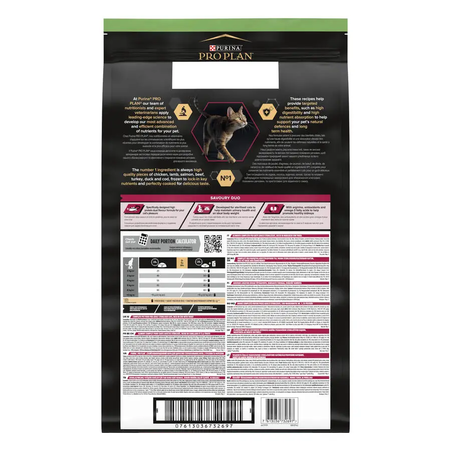 Pro Plan Sterilised Okyanus ve Morina Balıklı Kısırlaştırılmış Yetişkin Kedi Maması 10 kg - 4