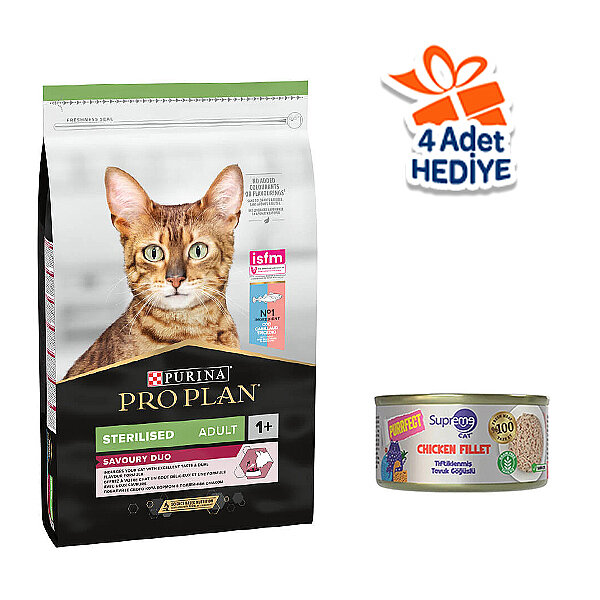 Pro Plan Sterilised Okyanus ve Morina Balıklı Kısırlaştırılmış Yetişkin Kedi Maması 10 kg