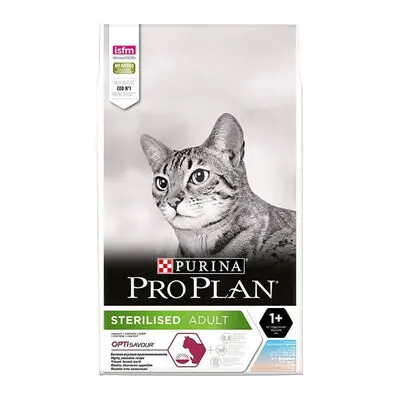 Pro Plan Sterilised Okyanus ve Morina Balıklı Kısırlaştırılmış Yetişkin Kedi Maması 3 kg - 1
