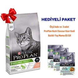 Pro Plan Sterilised Somonlu Kısırlaştırılmış Yetişkin Kedi Maması 1.5 kg Hediyeli Paket