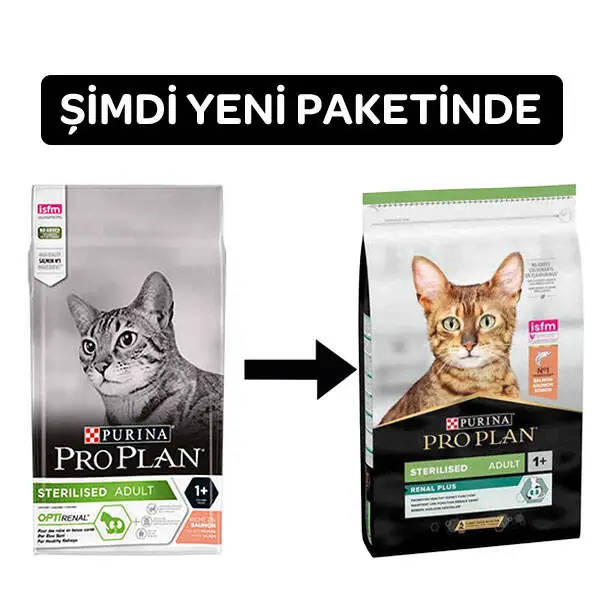 Pro Plan Sterilised Somonlu Kısırlaştırılmış Yetişkin Kedi Maması 1.5 kg Hediyeli Paket - 3