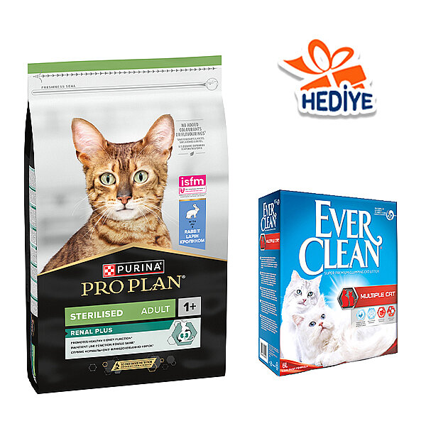 Pro Plan Sterilised Tavşanlı Kısırlaştırılmış Yetişkin Kedi Maması 10 kg