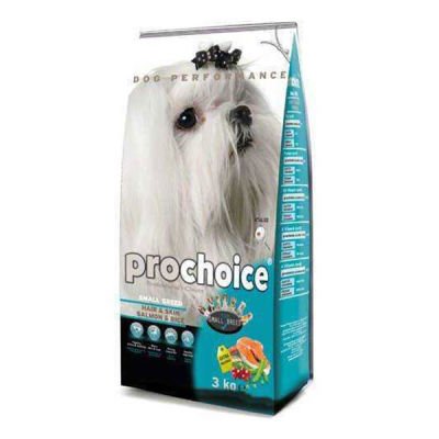 ProChoice Hair Skin Somonlu Küçük Irk Köpek Maması 3 kg - 1