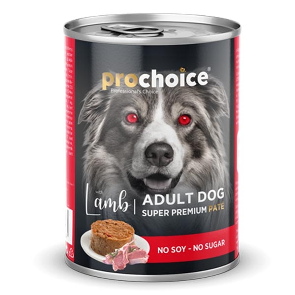 ProChoice Kuzu Etli ve Pirinçli Ezme Yetişkin Köpek Yaş Maması 400 g
