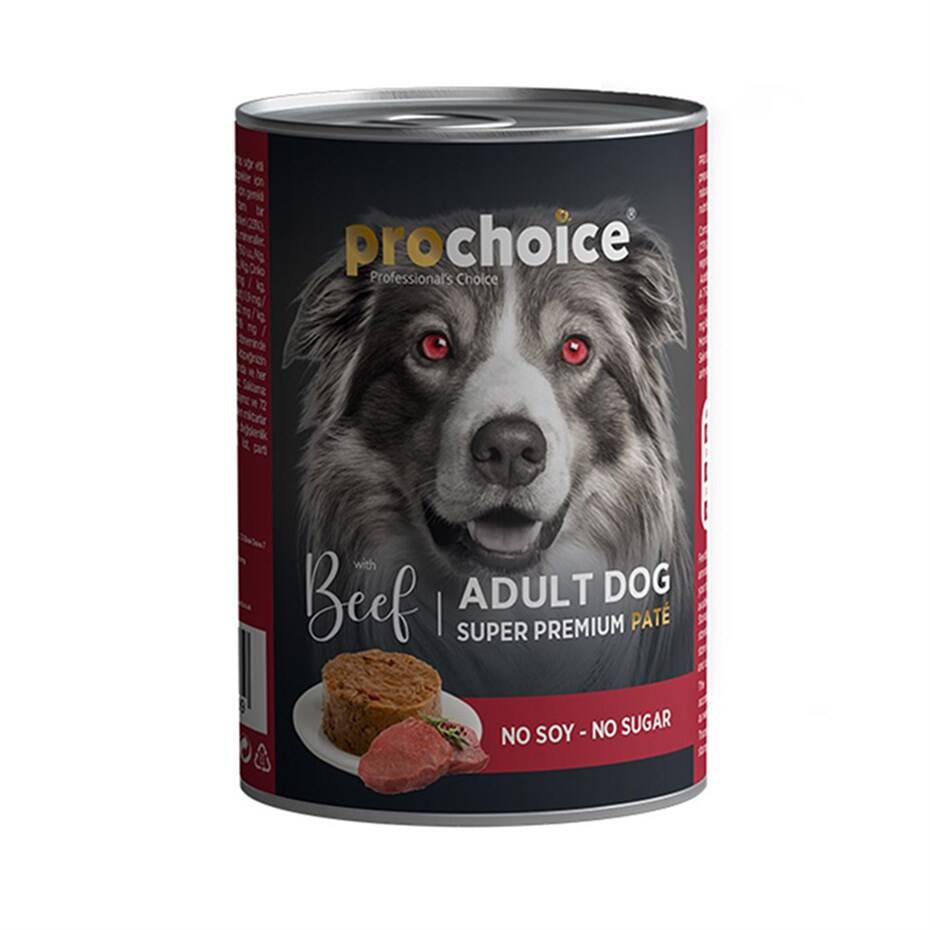 ProChoice Sığır Etli Ezme Köpek Yaş Maması 400 gr - 1