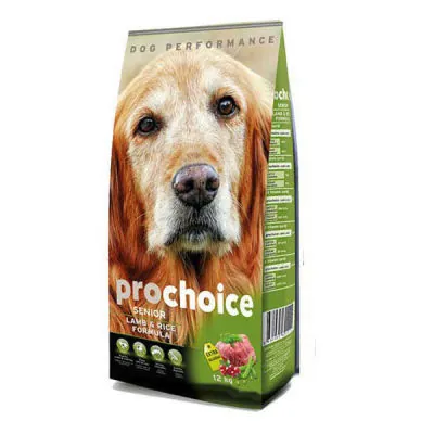 Pro Choice Yaşlı Kuzulu Köpek Maması 12 KG - 1