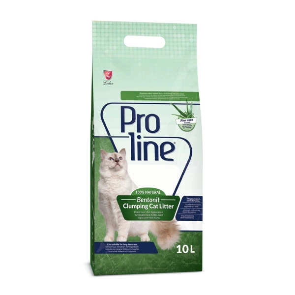 ProLine Aloe Veralı Topaklanan Kedi Kumu 10 lt - 1