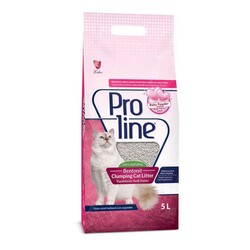 ProLine Bentotit Topaklaşan Baby Powder Kokulu Kedi Kumu 5 LT