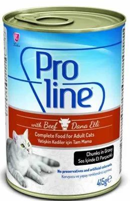 Proline Biftekli Kedi Konservesi 415 GR - 1