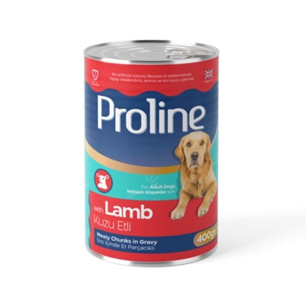 Proline Sos içinde Et Parçacıklı Kuzu Etli Yetişkin Köpek Maması 400 Gr - 1