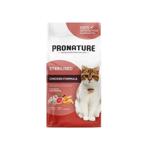 Pronature Kısırlaştırılmış Yetişkin Kuru Kedi Maması (Weight Protect) Tavuk Etli ve Pirinçli 1.5 kg - 1