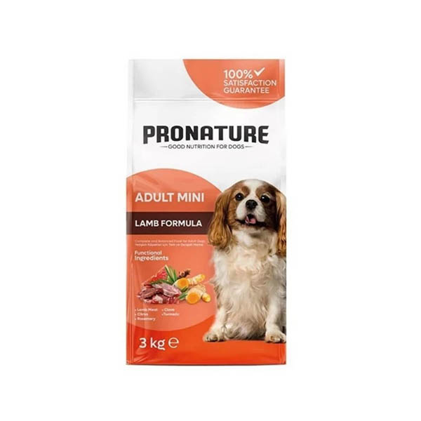 Pronature Küçük Irk Yetişkin Kuru Köpek Maması (Daily Protect) Kuzu Etli ve Pirinçli 3 Kg - 1