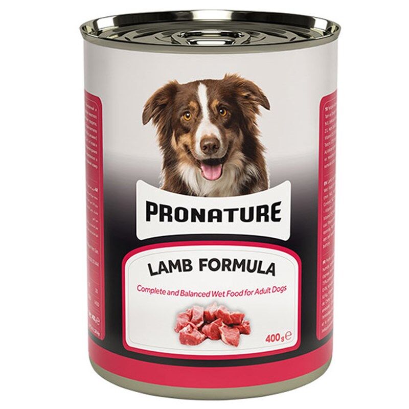 Pronature Kuzu Etli Ve Pirinçli Parça Etli Yetişkin Köpek Yaş Maması 400 Gr - 1