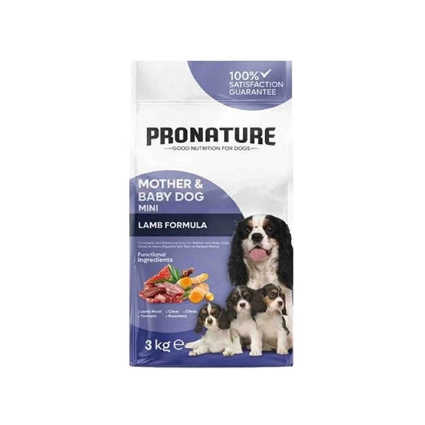 Pronature Mother & Baby Kuru Köpek Maması (Mini) Kuzu Etli 3 Kg - 1
