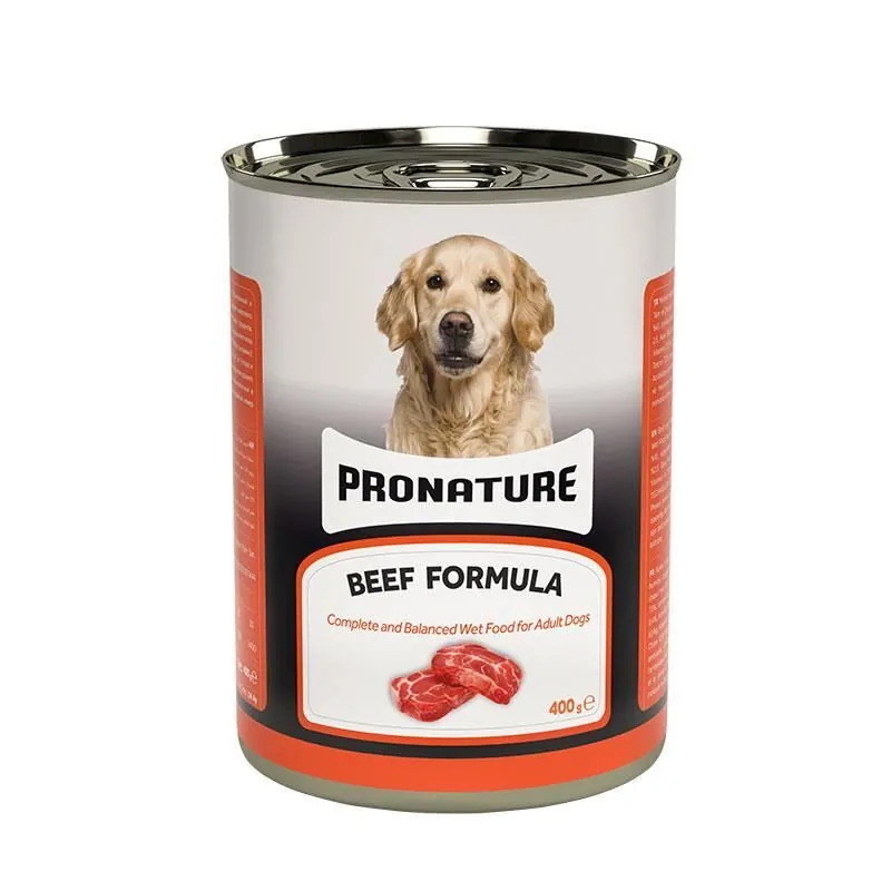 Pronature Sığır Etli Parça Etli Yetişkin Köpek Konservesi 400 Gr - 1