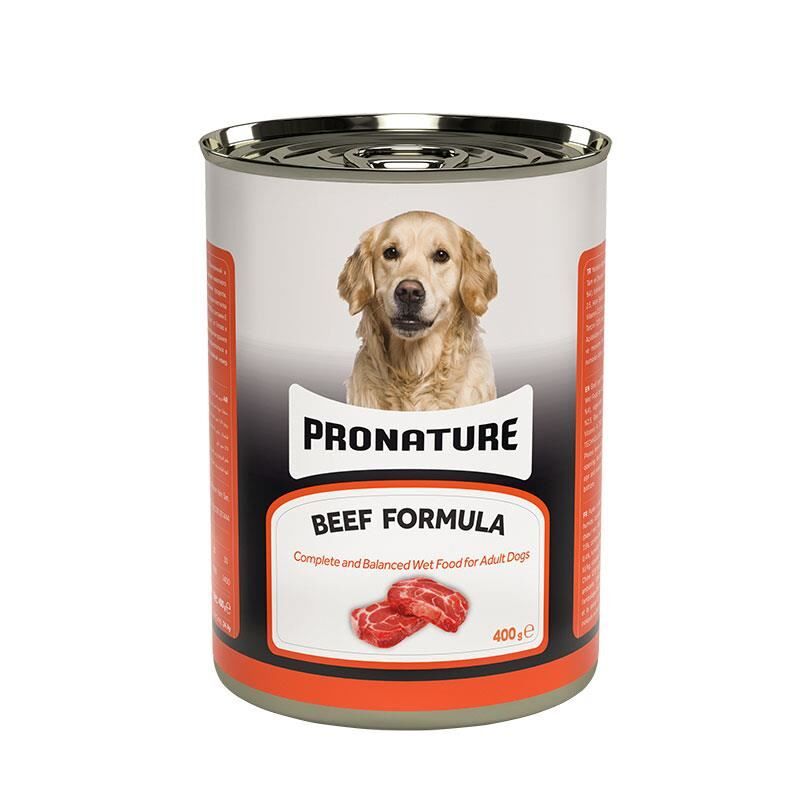 Pronature Sığır Etli Parça Etli Yetişkin Köpek Yaş Maması 400 Gr - 1